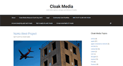 Desktop Screenshot of cloakmedia.com